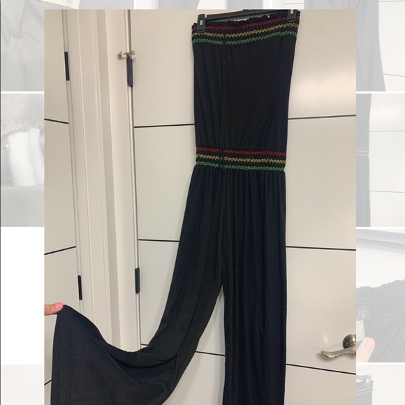 VENUS Pants - Venus Black Strapless MediumJumpsuit